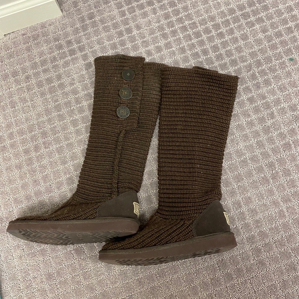 Brown Ugg Classic Cardy Boots